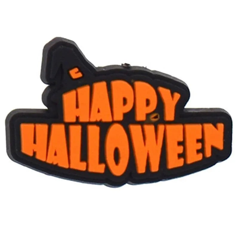 Happy Halloween Sign Shoe Charm