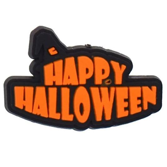 Happy Halloween Sign Shoe Charm