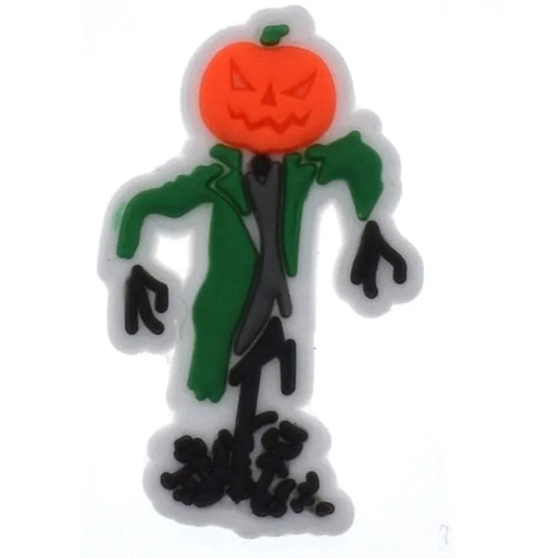 Pumpkin Scarecrow Shoe Charm