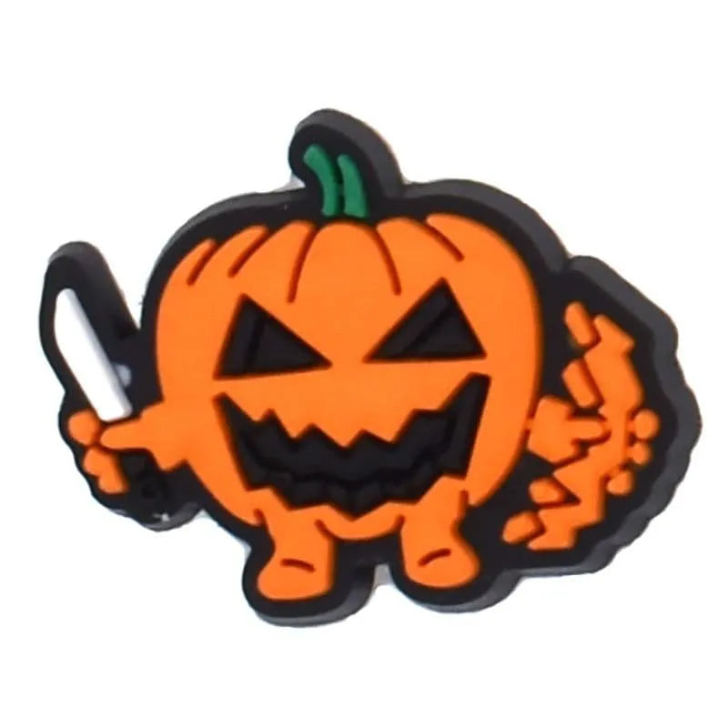 Mad Pumpkin Shoe Charm