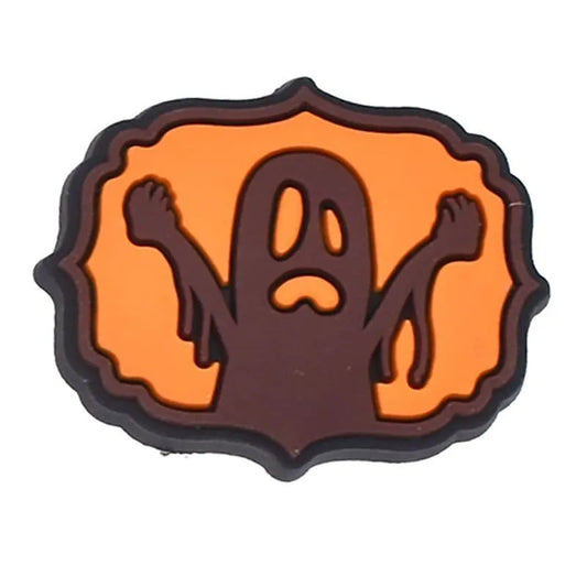 Orange Ghost Shoe Charm