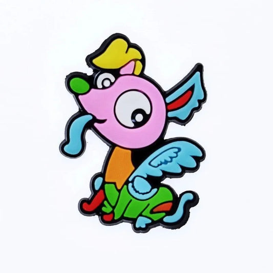 Pink Dragon Shoe Charm