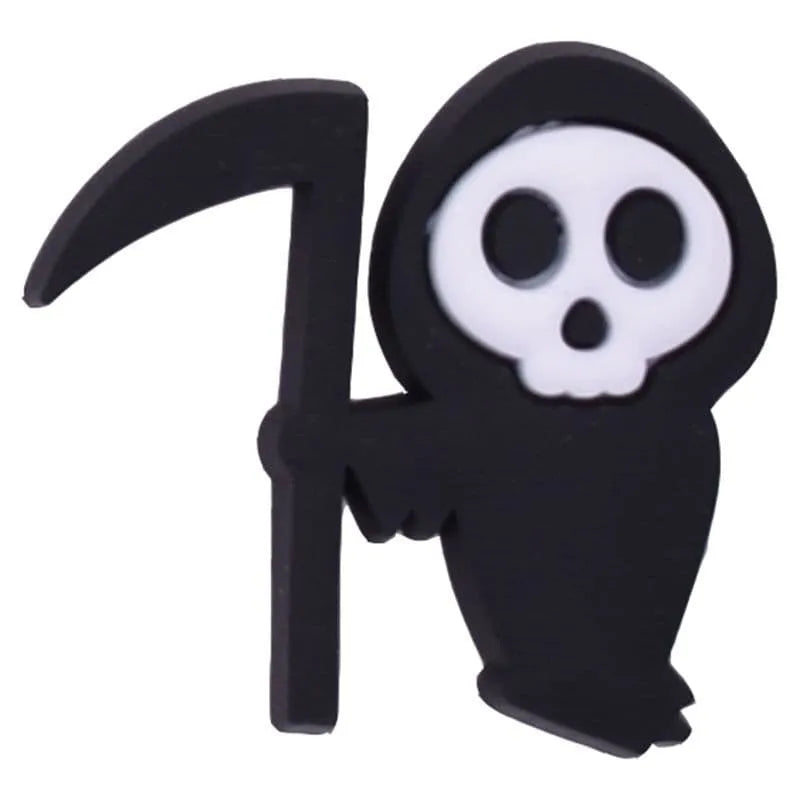 Ghoul With Scythe Shoe Charm