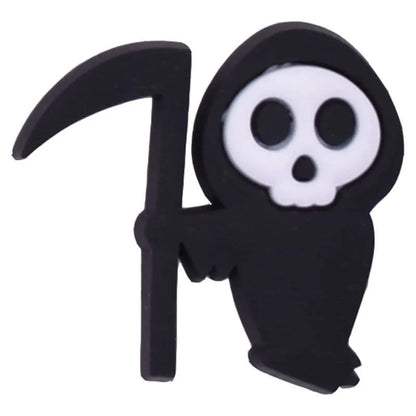 Ghoul With Scythe Shoe Charm