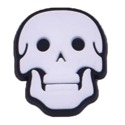 Skeleton Head Shoe Charm