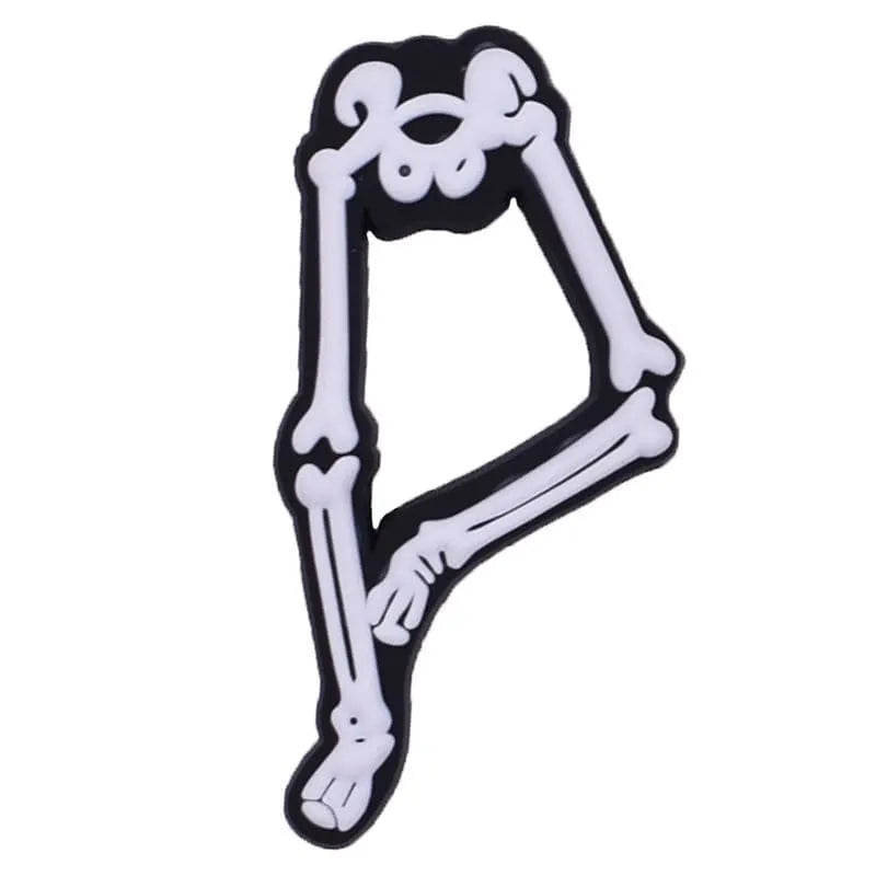 Skeleton Legs Shoe Charm