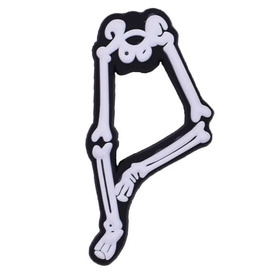 Skeleton Legs Shoe Charm