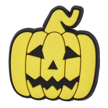 Yellow Pumpkin Shoe Charm