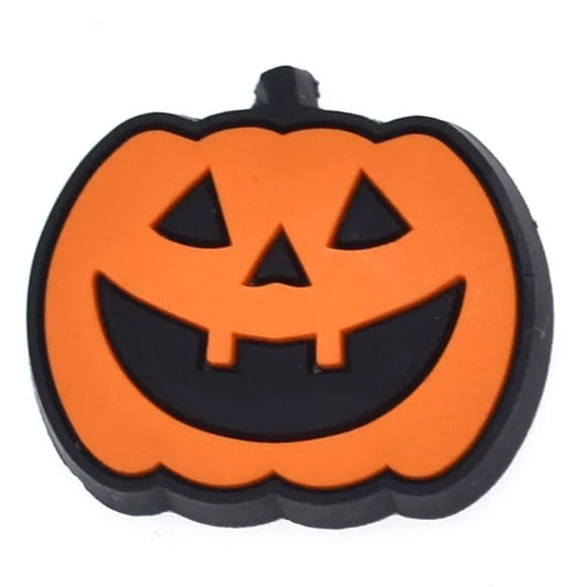 Two Teeth Pumpkin Shoe Charm
