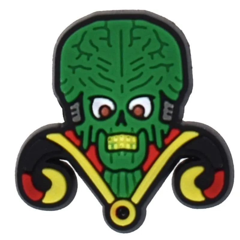 Green Face Shoe Charm