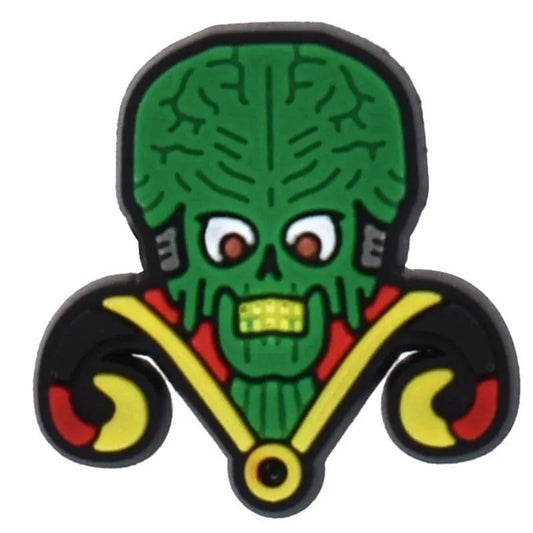 Green Face Shoe Charm