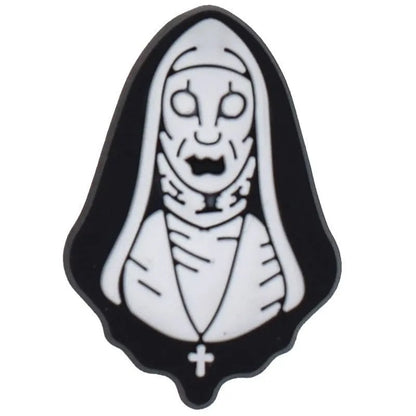 Spookey Nun Shoe Charm