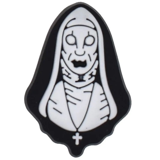 Spookey Nun Shoe Charm
