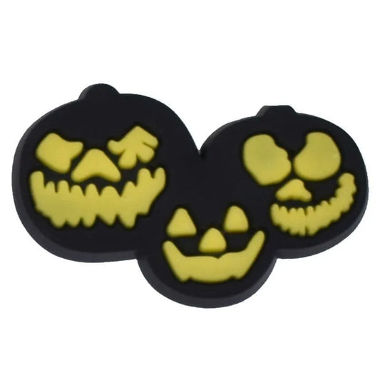 Black Pumpkins Shoe Charm