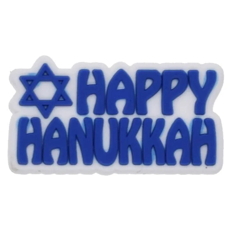 Happy Ranukkah Sign Shoe Charm