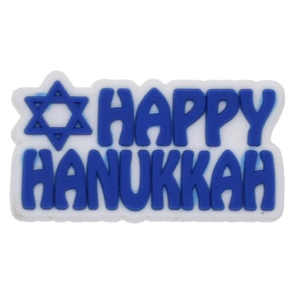Happy Ranukkah Sign Shoe Charm