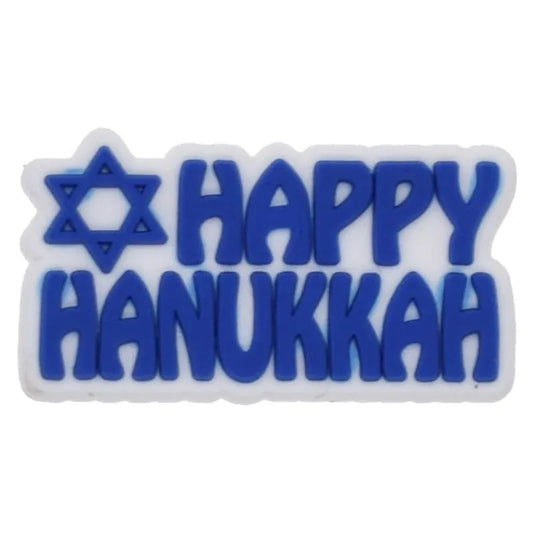 Happy Ranukkah Sign Shoe Charm