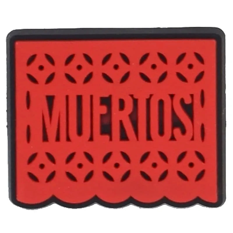 Muertos Red Sign Shoe Charm
