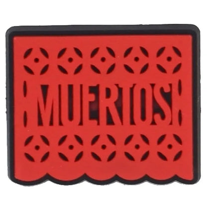 Muertos Red Sign Shoe Charm