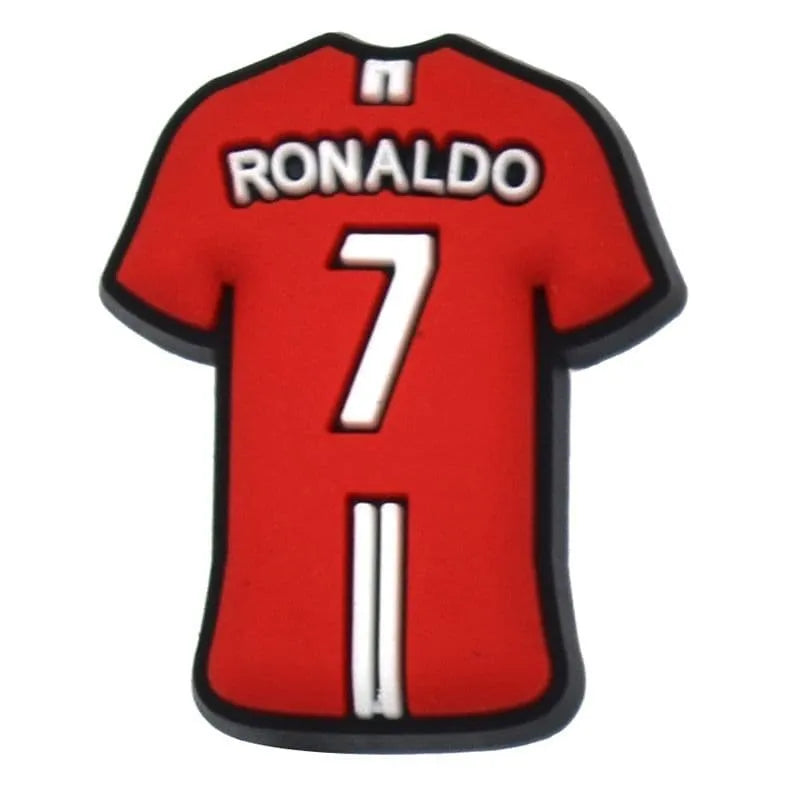 Ronaldo No. 7 Shirt Football Shoe Charm