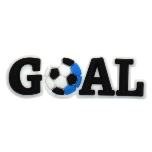 Goal Sign Logo Football Shoe Charm