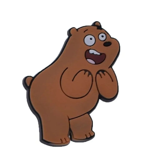 Brown Bear Shoe Charm