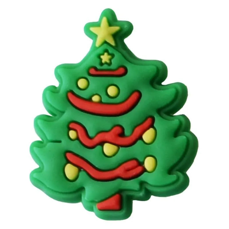 Christmas Tree Ribbons Shoe Charm