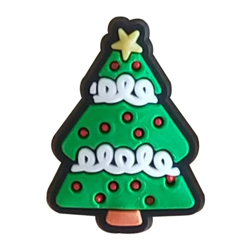 Green Tree Shoe Charm