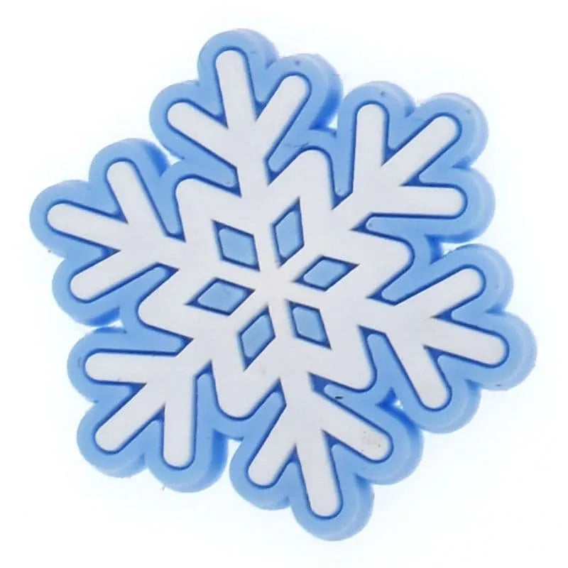 Crystal Snowflake Shoe Charm