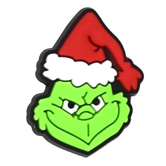 Grinch With Hat Shoe Charm