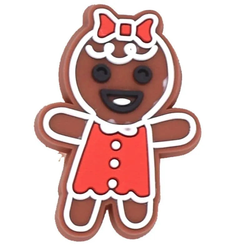 Gingerbread Girl Shoe Charm