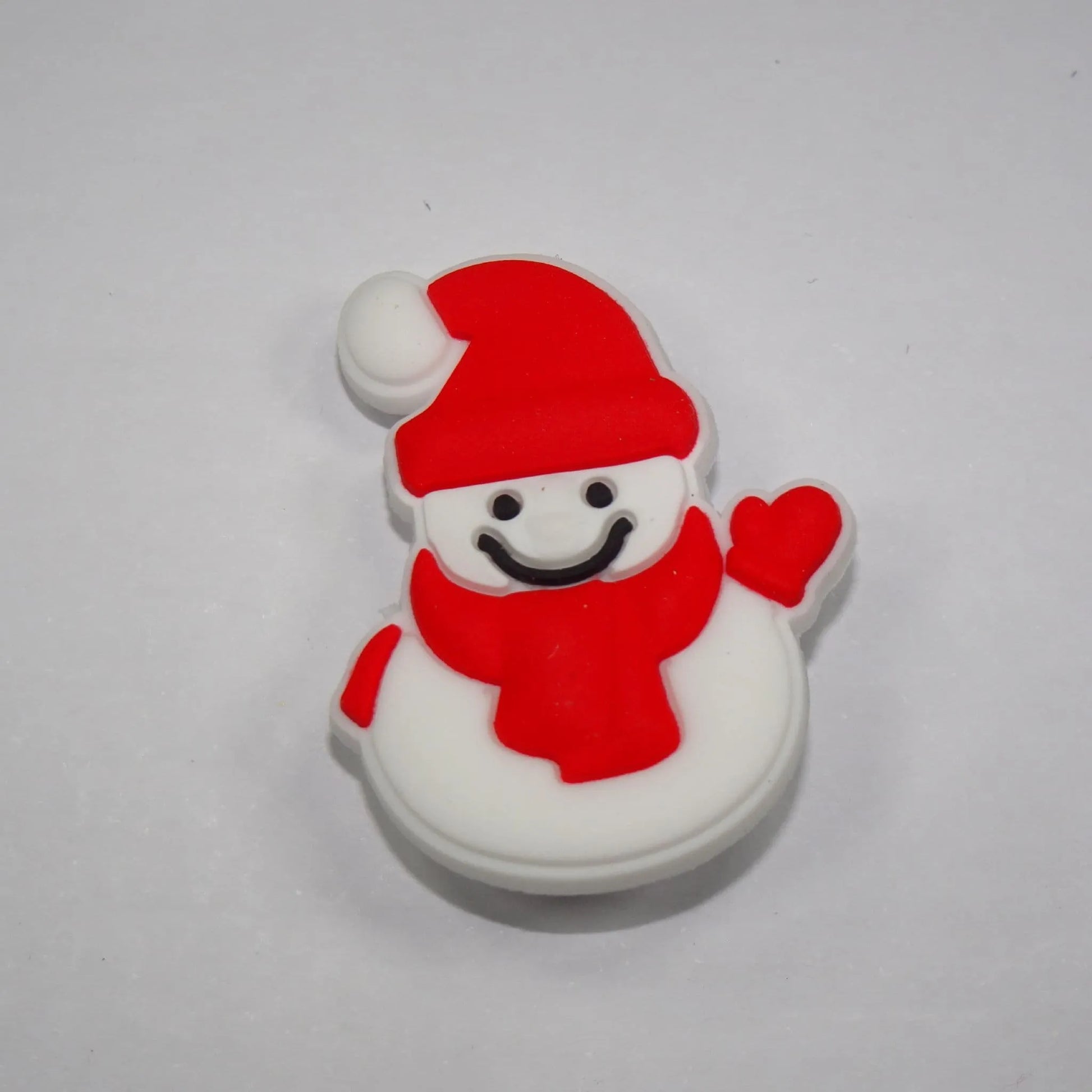 Snowman Wave Shoe Charm