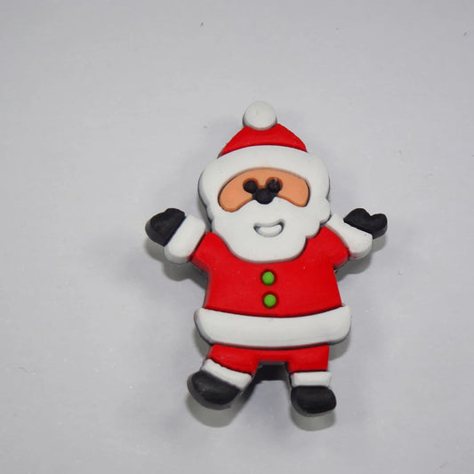 Santa Claus Arms Out Wide Open Shoe Charm