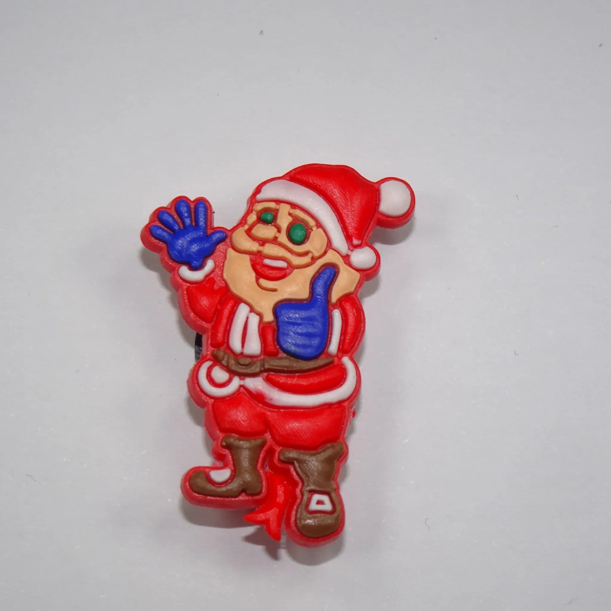 Happy Santa Shoe Charm