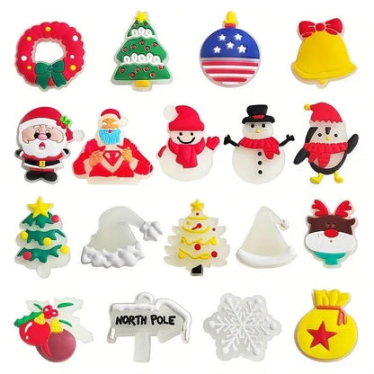 18 Glow In The Dark Christmas Set Shoe Charm