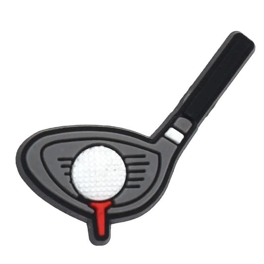 Number One Club And Ball Golf Shoe Charm