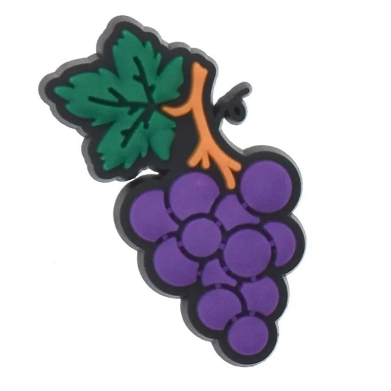 Bunch Of Grapes Shoe Charm