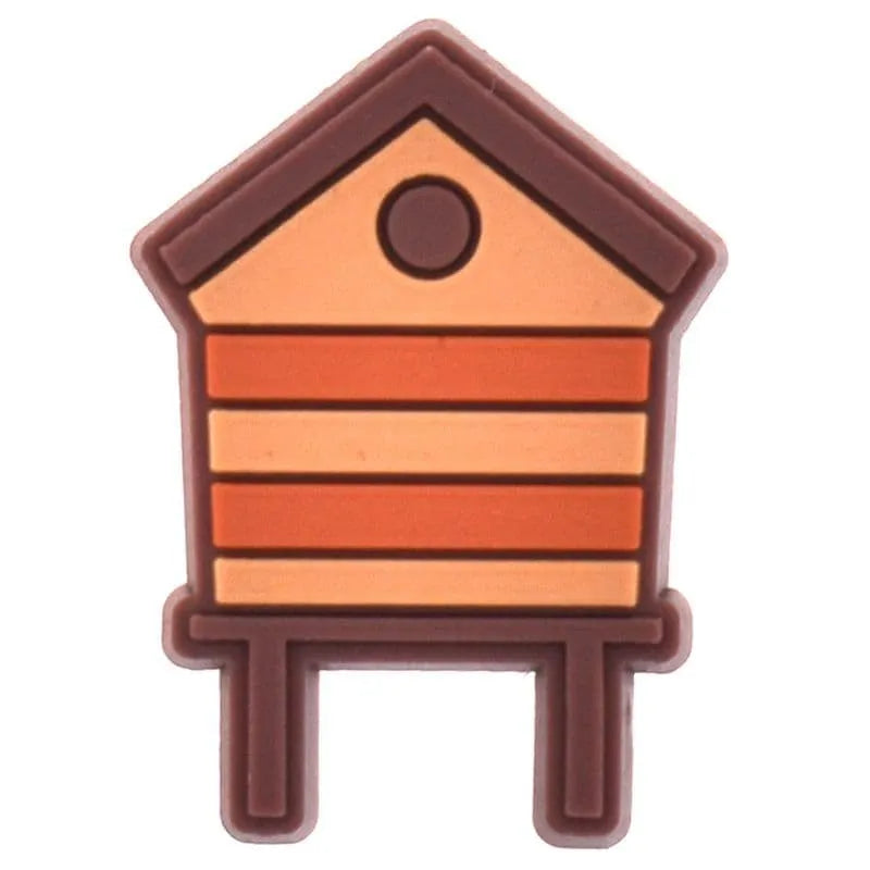 Bee Hive House Honey Bee Shoe Charm