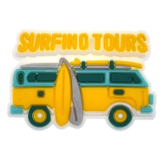 Ready To Go Tours Bus Surfing Shoe Charm