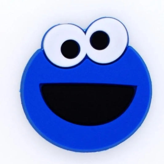 Cookie Monster'S Face From Sesame Street Shoe Charm