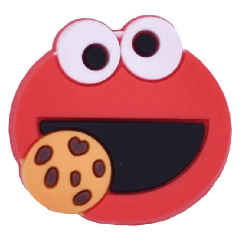 Elmo With A Cookie From Sesame Street Shoe Charm