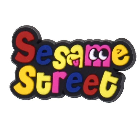 Street Sign Logo Sesame Street Shoe Charm