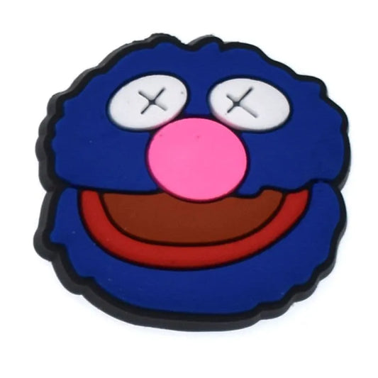 Grover'S Face From Sesame Street Shoe Charm
