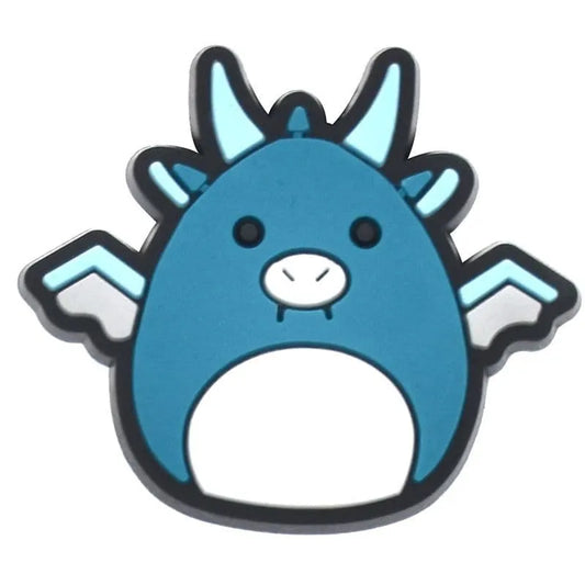 Squishmallow Blue Bat Shoe Charm