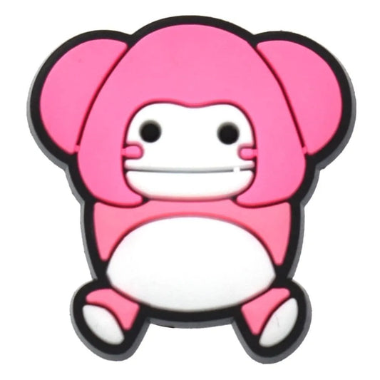 Squishmallow Pink Monkey Shoe Charm