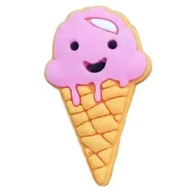 Pink Smile Ice Cream Shoe Charm