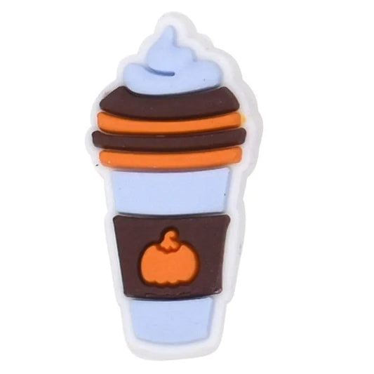 Pumpkin Latte Shoe Charm