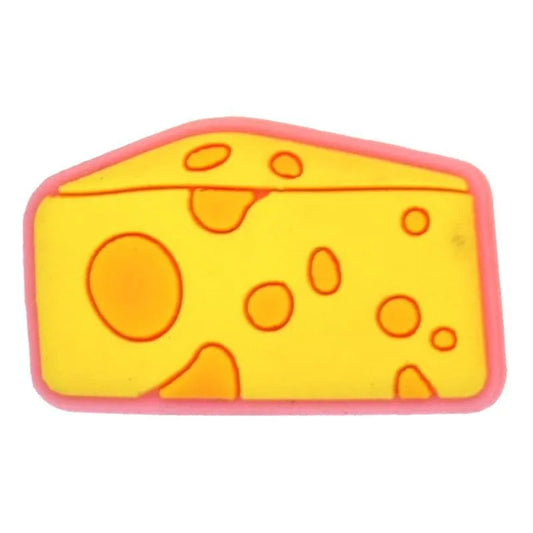 Cheese Wedge Shoe Charm
