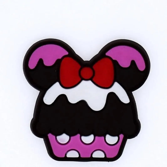 Chocolate Minnie Ice Cream Shoe Charm