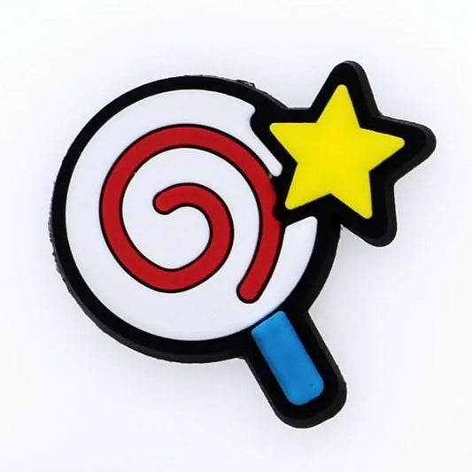 Lollypop Star Shoe Charm